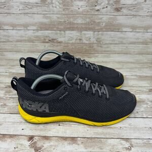 Hoka One One Hupana 2 1019572 BEYL Black Low Top Running Shoes Men's Size 10.5